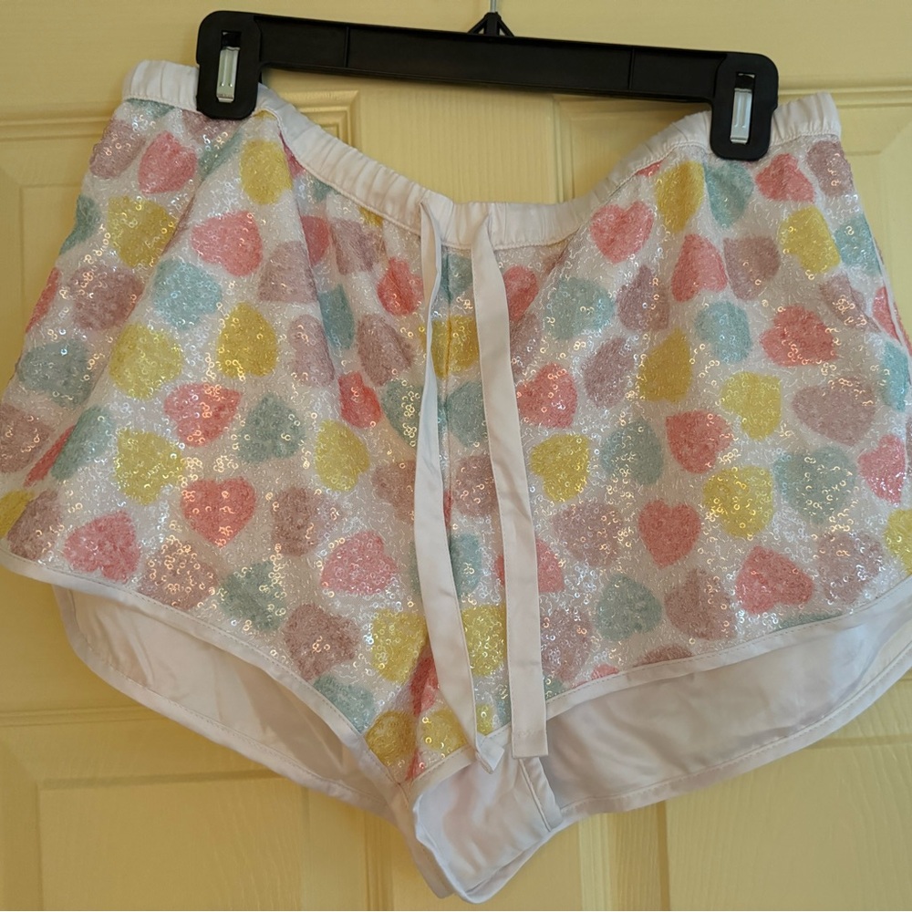 Victoria’s Secret NWT Sequin Heart Shorts